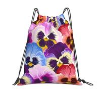 Hnnkloy pensées,Sac à dos à cordon unisexe, sac de sport, sac de gym, sac à dos décontracté.