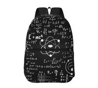 Hnnkloy Physique Imprimé,Sac à dos de 17 pouces avec poches, sac à dos décontracté pour la journée, résistant à l'eau, sac d'école