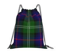 Hnnkloy Plaid écossais en tartan du clan Sutherland,Sac à dos à cordon unisexe, sac de sport, sac de gym, sac à dos décontracté.