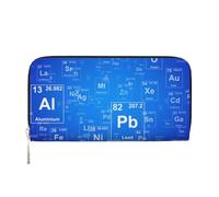Hnnkloy Professeur de Sciences Éléments Amusants Tableau périodique,Portefeuille en Cuir PU Grande capacité pour Hommes et Femmes