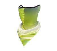 Hnnkloy Reflets d'une feuille verte dans l'eau de la rivière,Masque de protection souple cache-cou, demi-masque, écharpe, masque de sport