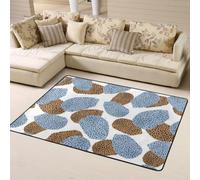 Hnnkloy Résumé des Meilleures et Modernes Peaux de léopard, Tapis de Sol antidérapant de Grande Taille pour Salon et Chambre, 160 x 120 cm.