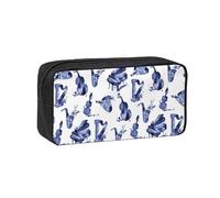 Hnnkloy Saxophone Blues, Piano, Violoncelle, Basse,Trousse à Crayons Grande capacité, Pochette Portable pour stylos, Sac de Papeterie pour l'école et Le Bureau