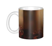 Hnnkloy Setter anglais Automne Animaux de compagnie Chiots Anglais,Mug en céramique, grande tasse à café de 330 ml, idéale pour la cuisine, les restaurants