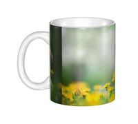 Hnnkloy Shih Tzu, petits chiens mignons, chiots bouclés, animaux de compagnie, terrain,Mug en céramique, grande tasse à café de 330 ml, idéale pour la cuisine, les restaurants