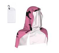 Hnnkloy Silhouettes de lévriers Greyt EDA, Serviette à Capuche Cool Sensation, idéale pour Le Sport, la Salle de Gym, Le Camping et la Course à Pied.