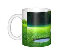 Hnnkloy Terrain de golf,Mug en céramique, grande tasse à café de 330 ml, idéale pour la cuisine, les restaurants