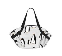 Hnnkloy Une pléthore de Pingouins,Tapis de Camping Portable, Couverture de Pique-Nique multifonctionnelle et Pliable, utilisable comme Sac de Transport