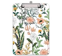 Hnogri porte bloc a4 avec pince, Plastique dur, Clipboard A4 dessin de mode, Planchettes à pince et porte-formulaires, 32CM x22CM, À feuilles persistantes
