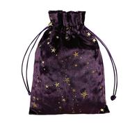 HNsdsvcd Biber Emballage de bijoux Sac de rangement Petit jeu de société Tarots Sac de cartes Divination Cordon de serrage Cube Sac de transport