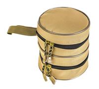 HNsdsvcd Boîte de protection ronde pour moulinet de pêche à l'appât, étui de transport résistant à la pression pour moulinet de pêche