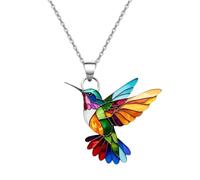 HNsdsvcd Boucles d'oreilles colibri élégantes, bijoux élégants, bijoux quotidiens, texture acrylique, cadeau pour les créateurs de tendances