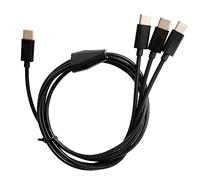 HNsdsvcd Câble de charge USB C multi câble 3 en 1 avec connecteur de type C pour téléphone