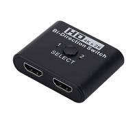 HNsdsvcd Commutateur manuel bidirectionnel Prise en charge 4K1080P 2 en 1 Out ou 1 In 2 Out Output. Étendez l'option d'affichage