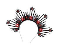 HNsdsvcd Couronnes de médusas complexes à la mode avec diadèmes pour décoration de cheveux pour Halloween et fête à thème