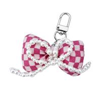 HNsdsvcd Élégant nœud papillon pendentif téléphone breloque détachable lanière ornement coloré nœud papillon porte-clés accessoire élégant