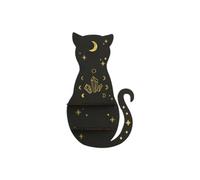 HNsdsvcd Étagère murale en cristal - Lune et étoile - Présentoir en cristal - Décoration esthétique pour salon, chambre à coucher