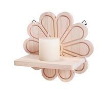 HNsdsvcd Étagères murales en bois multi-usages style bohème design élégant accessoire pour exposer des plantes dans n'importe quelle pièce usage quotidien
