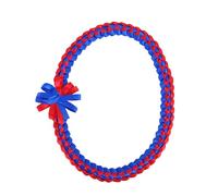 HNsdsvcd Guirlande de ruban coloré fabriquée à la main avec nœud tissé en tissu lisse pour décoration de robe d'honneur