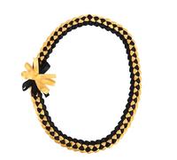 HNsdsvcd Guirlande de ruban coloré fabriquée à la main avec nœud tissé en tissu lisse pour décoration de robe d'honneur