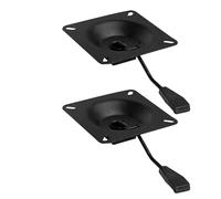 HNsdsvcd Lot de 2 chaises de bureau durables avec base inclinable et dossier pour un contrôle fluide de la hauteur et un confort optimal