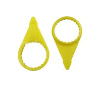 HNsdsvcd Lot de 200 indicateurs Checkpoint pour écrous de roue lâches pour écrous de 32 mm à 33 mm Jaune Haute visibilité Indicateur de contrôle de roue