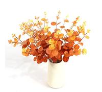 HNsdsvcd Lot de 3 branches de feuilles artificielles pour automne, Noël, fête de mariage, décoration de maison, jardin, arrangement floral, tiges artificielles d'automne