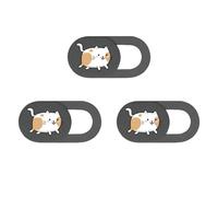HNsdsvcd Lot de 3 housses de protection pour appareil photo Motif chaton
