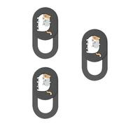 HNsdsvcd Lot de 3 housses de protection pour appareil photo Motif chaton