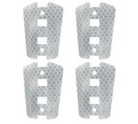 HNsdsvcd Lot de 4 réflecteurs pour rayons de roue de vélo - Réflecteurs d'avertissement de sécurité - Feuille réfléchissante pour vélos