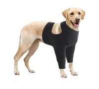 HNsdsvcd Manchon réglable pour pattes de chien pour éviter les blessures et fournir de la chaleur pour la récupération contre le léchage aide à l'attelle
