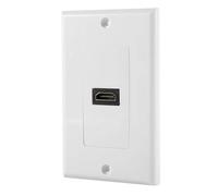 HNsdsvcd Plaque murale compatible HDTV 4K2K avec 1 connecteur pour une installation facile et une organisation ordonnée des câbles dans n'importe quelle pièce