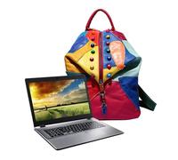 Hnsphui Sac À Dos Hippie - Sac À Dos Scolaire Travail Style, École Tendance, Anti-vol Étudiant, À Quotidien