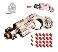 HNSYPX Alliage Fidger Gun Toy Balle Molle +20,Creative Pistolets à Balles Souples Multifunction EDC 8-10m Long Range,Jouet Anti Stress Pistolets Fashionable Portable Decompression
