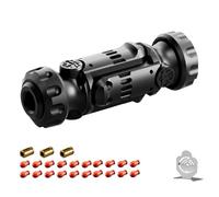 HNSYPX Alliage Pistolets à Balles Souples Balle Molle +20, Lanceur Anti Stress Jouet EDC Mini Portable, Jouets Anti-Stress Multifonctionnel pour Soulager L'AnxiéTé Et Le Stress