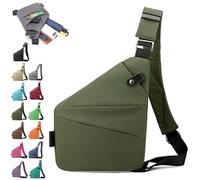HNTKGME Sac Antivol Sac à BandoulièRe LéGer Et éTanche Avec Sangle RéGlable Femme Homme Montlibre Sac (12,Right)
