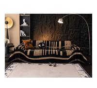 HNTYSM Housses de Canapé à Couverture Complète, Confortable et résistant Couverture de Style Exotique de Haute qualité, 3 Places Multifonction Jete de canape Grande Taille (180X300cm, B)