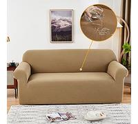 HNTYSM Housses de Canapé Extensible 2 Places Protege canape Impermeable Housse Canape Dangle Decoration Salon Couvre canapé (2 Places 145-185cm, Ambre)