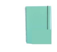 HNULGVI cahier à spirale Carnet de notes à spirale vert A6 B5 A4, ligné, à pois, papier quadrillé vierge, journal intime, carnet de croquis, papeterie scolaire(Blank,B5)