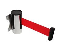 HNULGVI Ceinture D'Avertissement De SéCurité RéTractable Barrière de sécurité for barrière, cordon for contrôle des foules, télescopique rétractable en tissu et métal pour les Aéroports