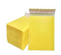 HNULGVI enveloppe Bulle Enveloppes à Bulles Auto-adhésives, Sacs rembourrés for Livres, Magazines, doublés(Yellow-100pcs,11 * 13cm)