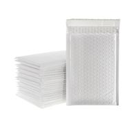 HNULGVI enveloppe Bulle Enveloppes à Bulles Blanches rembourrées en Mousse for Emballage Auto-adhésives(16x21cm 50pcs)