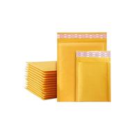 HNULGVI enveloppe Bulle Enveloppes à Bulles, Sacs d'emballage rembourrés for Entreprises(25pcs-Yellow,11 * 15cm)