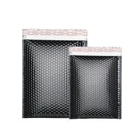 HNULGVI enveloppe Bulle Lot de 50 enveloppes à Bulles Auto-adhésives for Envoi Postal(Black,18 * 23cm)