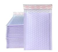 HNULGVI enveloppe Bulle Lot de 50 enveloppes à Bulles en Papier Kraft Auto-adhésives(Purple,15 * 18cm)