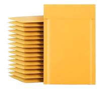 HNULGVI enveloppe Bulle Lot de 50 enveloppes à Bulles Kraft matelassées(18 * 23cm)