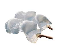 HNULGVI éVentail De Soie Danse Enfant Femmes Venche Danse Ventilateur 1 Paire Gradient Couleur Dancer Pratique Longue Imitation Soie Ventilateurs de Soie pour la Fête(3,1 pair-240x90cm)