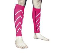 HNULGVI manchons de compression pour les jambes 1 paire de manchons compression for mollets for hommes et femmes - Chaussettes sans pieds for la course à pied le cyclisme(2-Rose Red)
