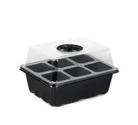 HNULGVI Plateau Semis Plateau De Démarrage Graines À 6/12 Trous avec Dôme D'humidité Propagation Succulente Mini Germination Serre pour Le Jardin Vert(Color A2)