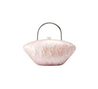 HNULGVI Sac En Coquillage Sac à main tendance et personnalisé for femme, sac bandoulière simple, joli couleur ivoire perle pour la Fête(C- 87white1)
